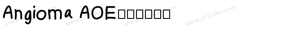 Angioma AOE字体转换
